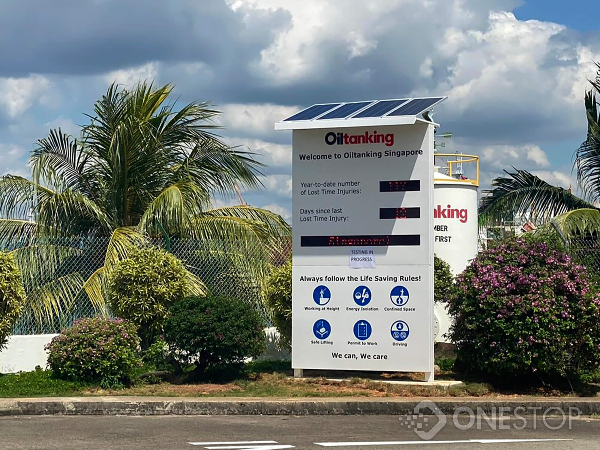 LED Safety Signage — Jurong East